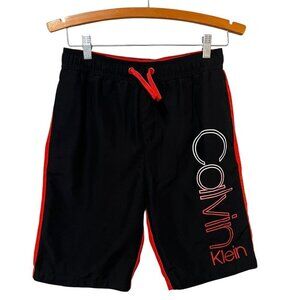 Calvin Klein Swimwear Boys Swim Trunks Size 16/18 Large Spell Out